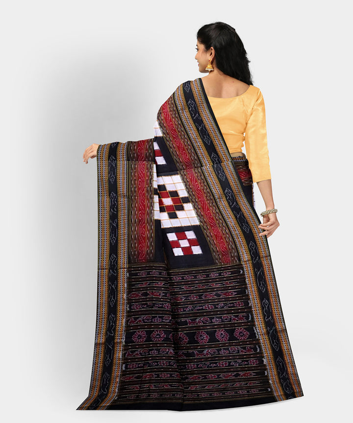 Multicolor bichitrapuri cotton handwoven sambalpuri saree