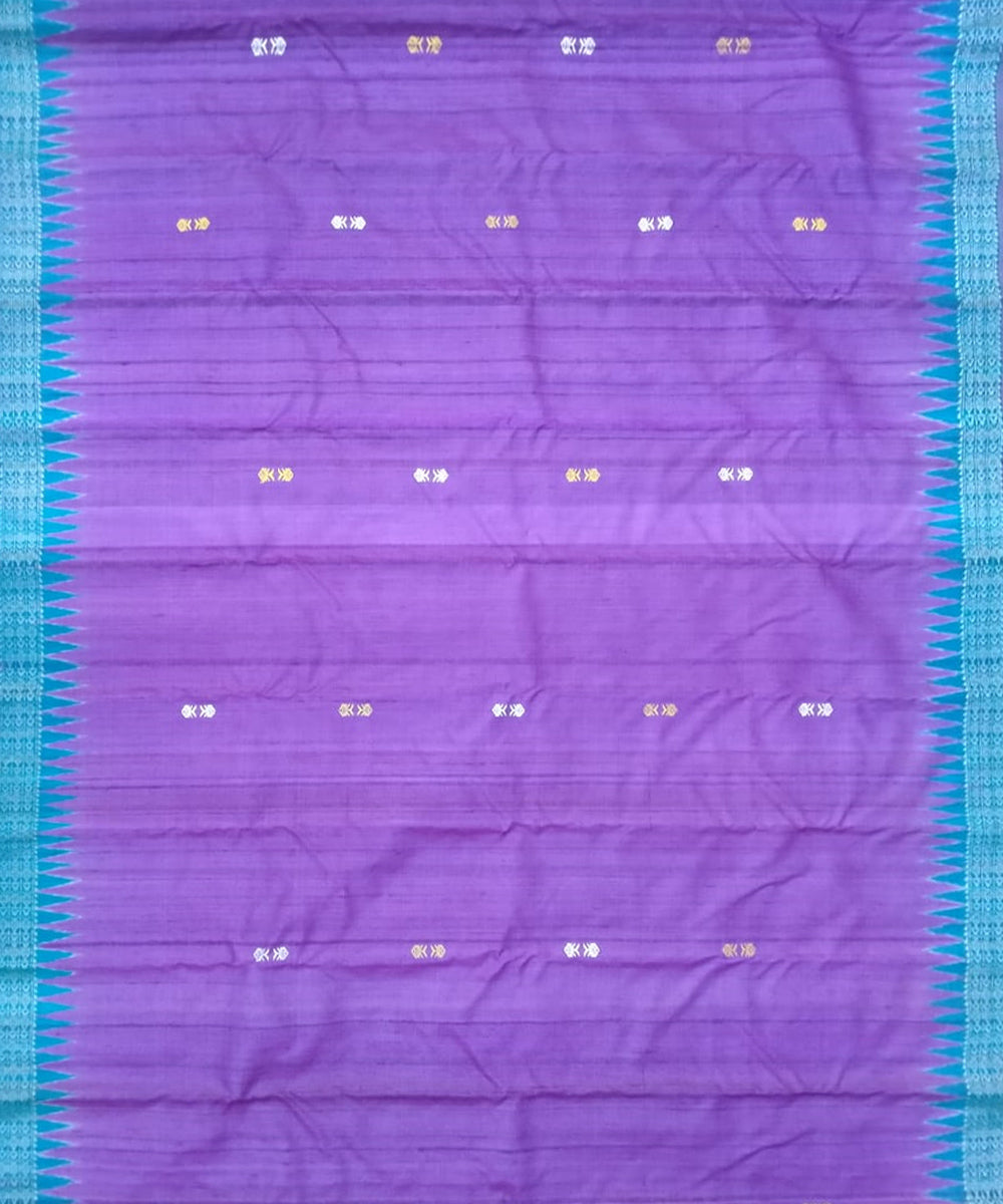 Navy blue silk handloom gopalpur saree