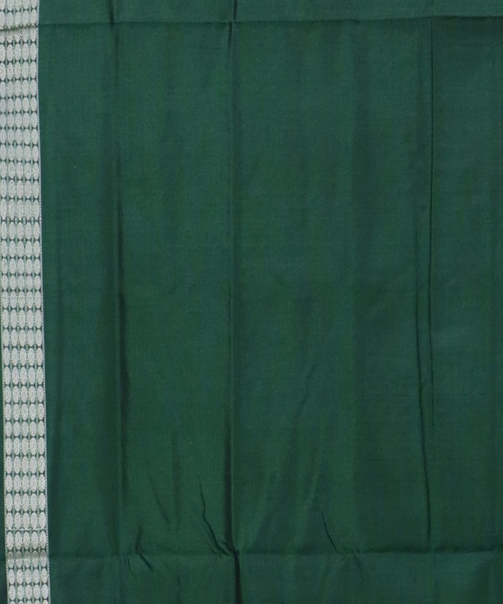 Artichoke multicolor silk handwoven bomkai saree