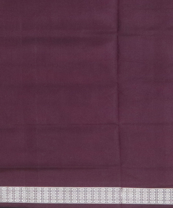 English lavender silk handwoven sambalpuri saree