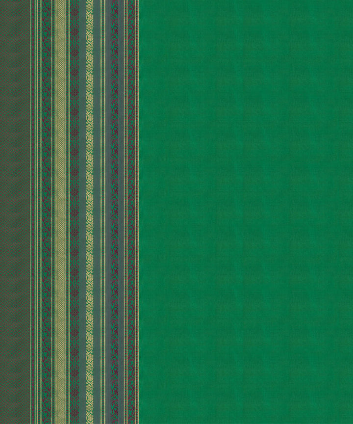 Yellow with green handwoven kanjivaram silk saree