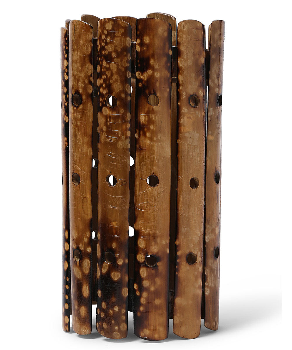 Natural handcrafted bamboo lamp