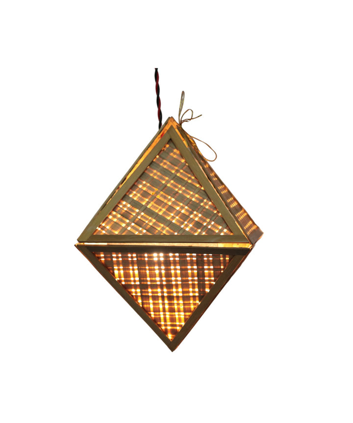 Natural bamboo handcrafted lamp