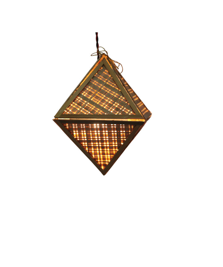 Natural bamboo handcrafted lamp