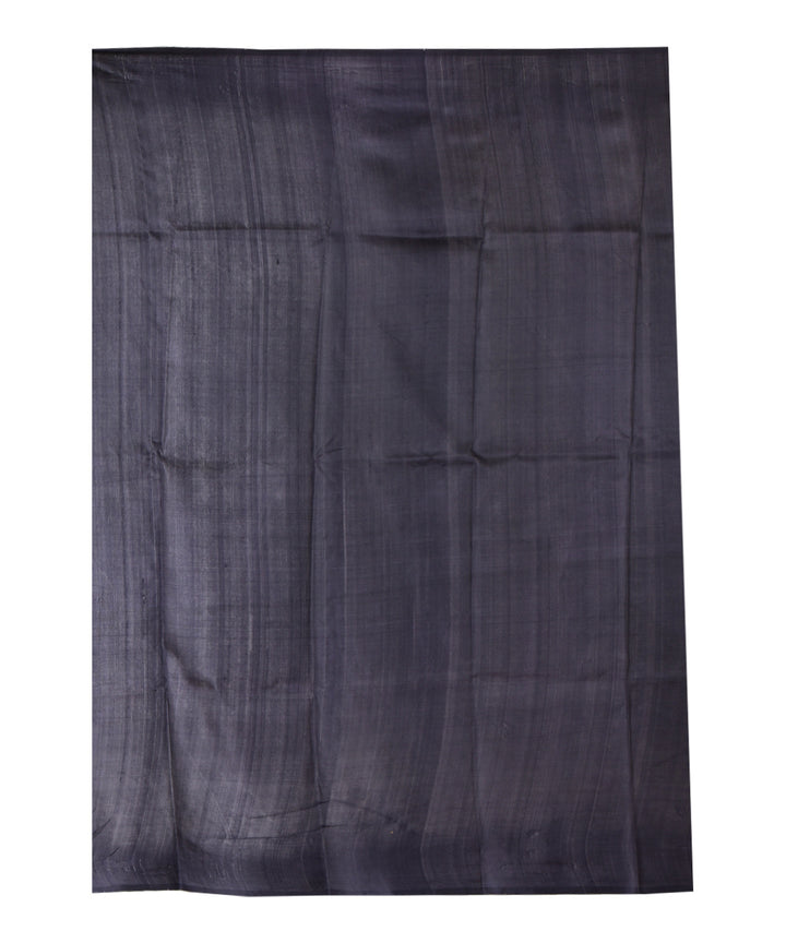 White mustard handwoven silk saree