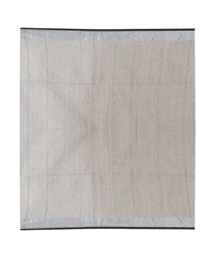 Beige multicolor handwoven buti cotton saree