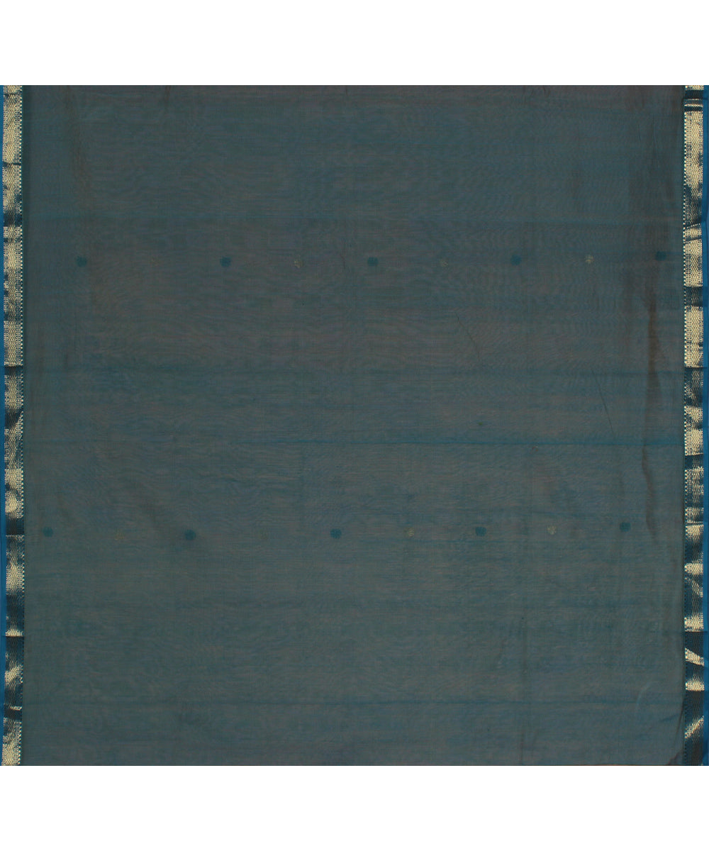 Pink green handwoven maheshwari cotton silk saree