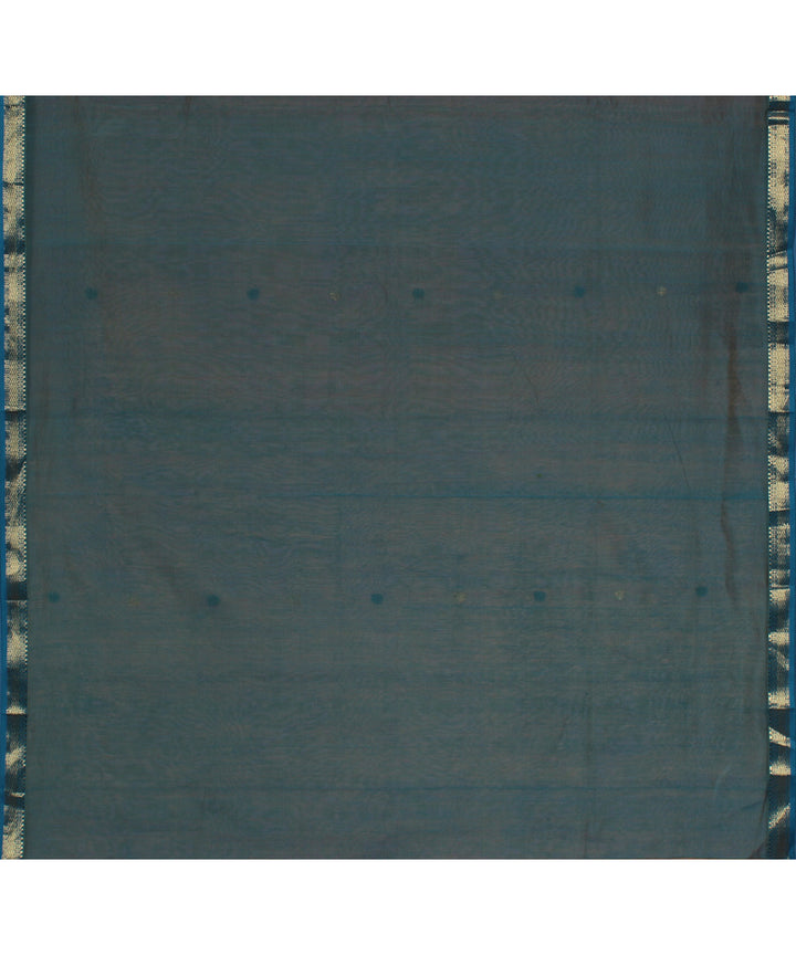 Pink green handwoven maheshwari cotton silk saree