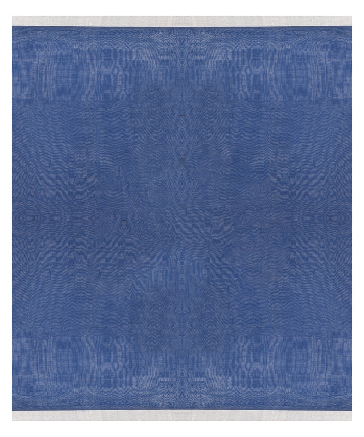 Navy blue shantipuri handloom cotton saree