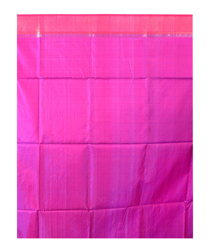 Navy blue purple  handwoven silk saree