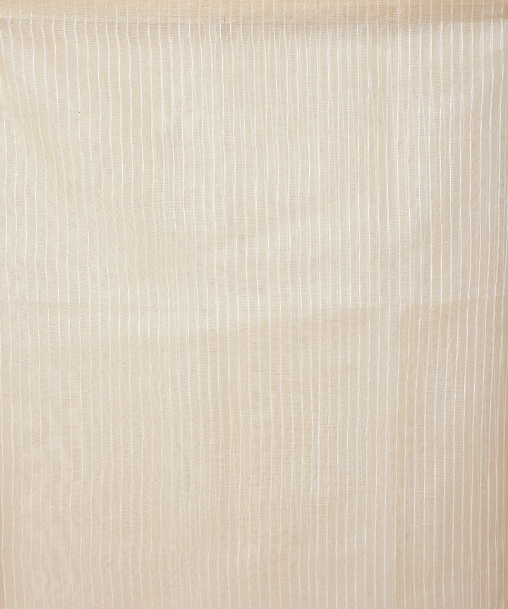 Offwhite silk handwoven jamdani saree