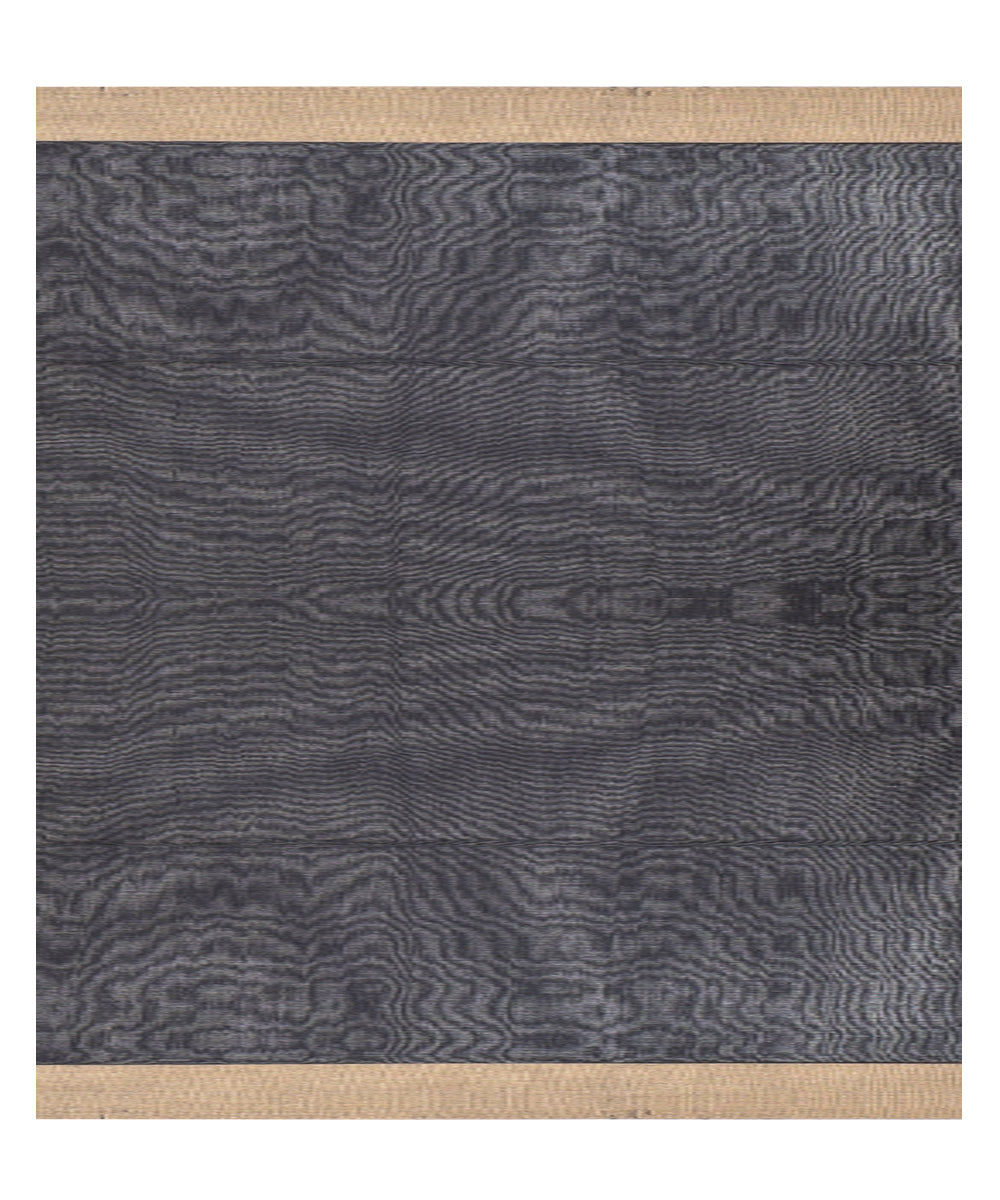 Black shantipuri handloom cotton saree