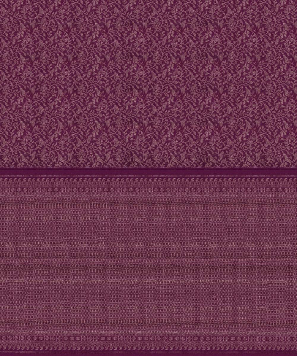 Grape kora handwoven kanjivaram silk saree
