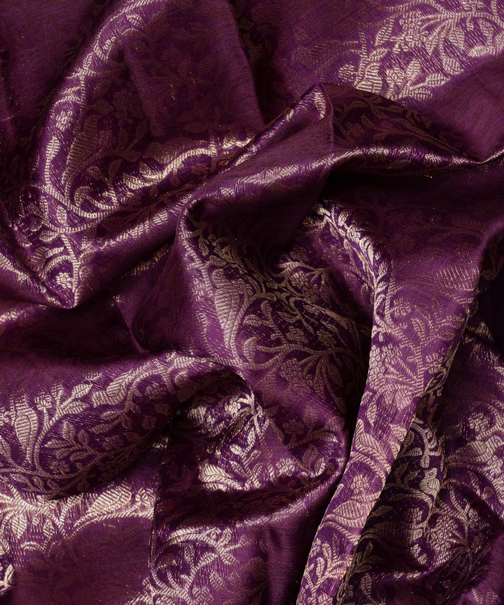 Grape kora handwoven kanjivaram silk saree