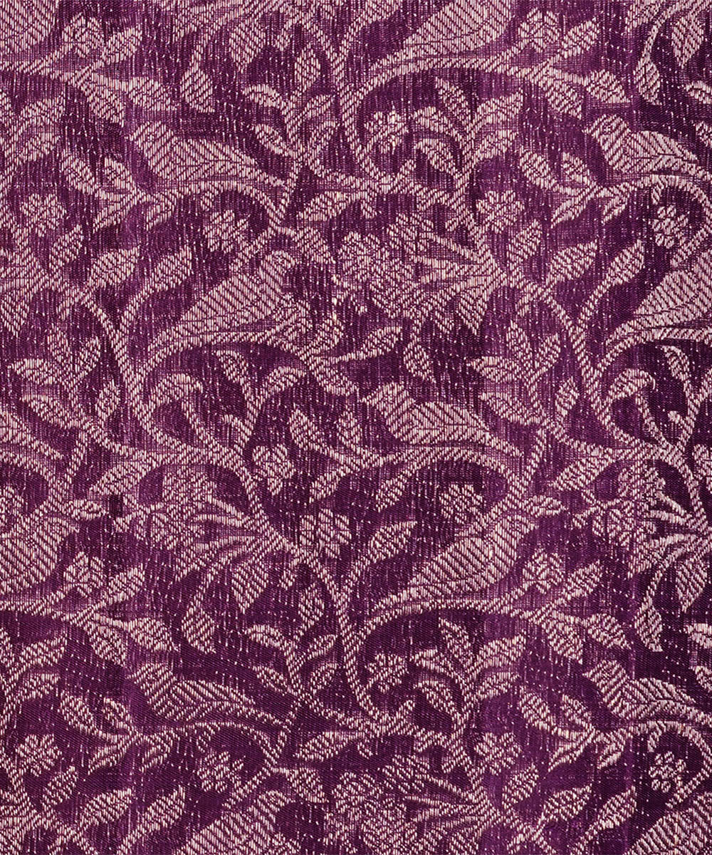 Grape kora handwoven kanjivaram silk saree