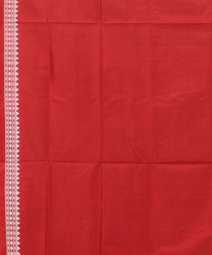 Gunmetal black multicolor silk handwoven bomkai saree
