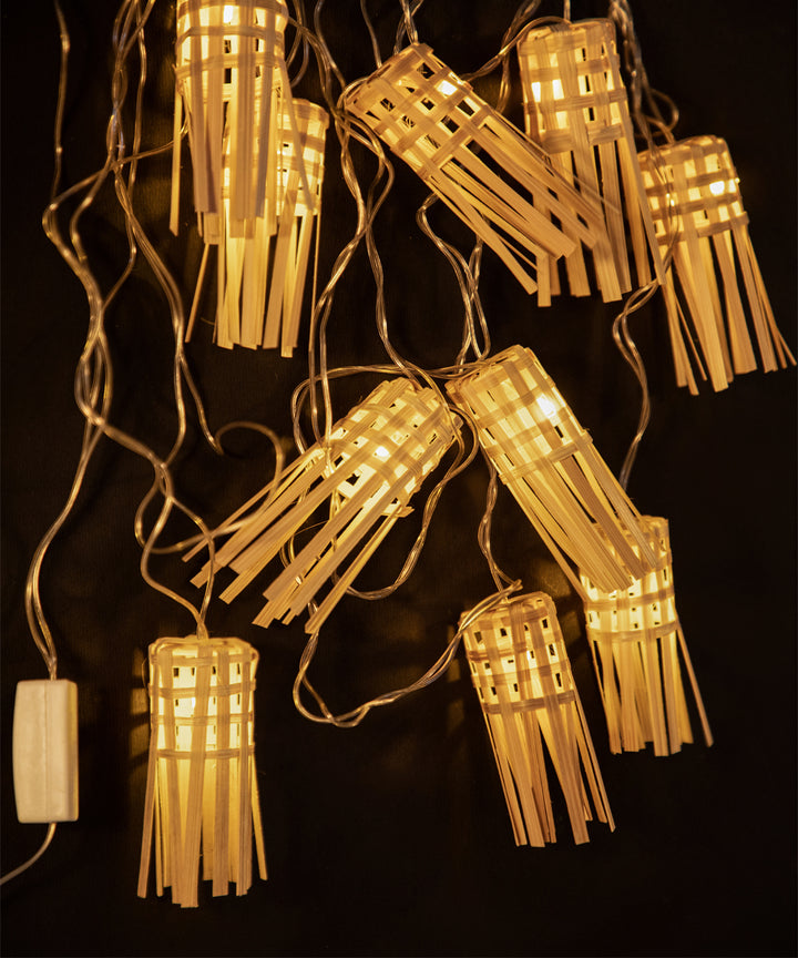 Frill Handcrafted bamboo String Light