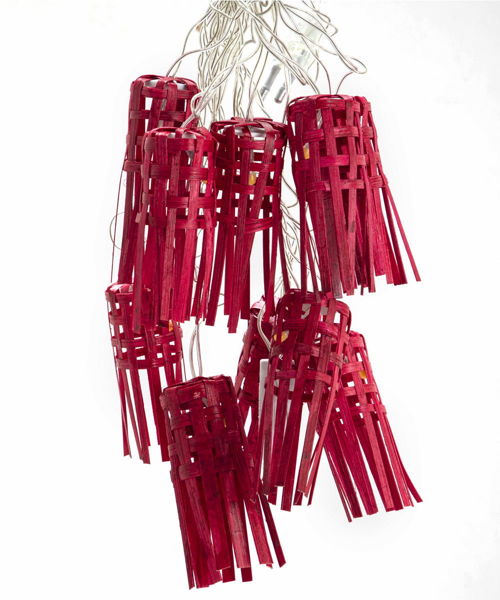 Frill Handcrafted bamboo String Light