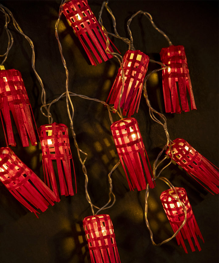 Frill Handcrafted bamboo String Light