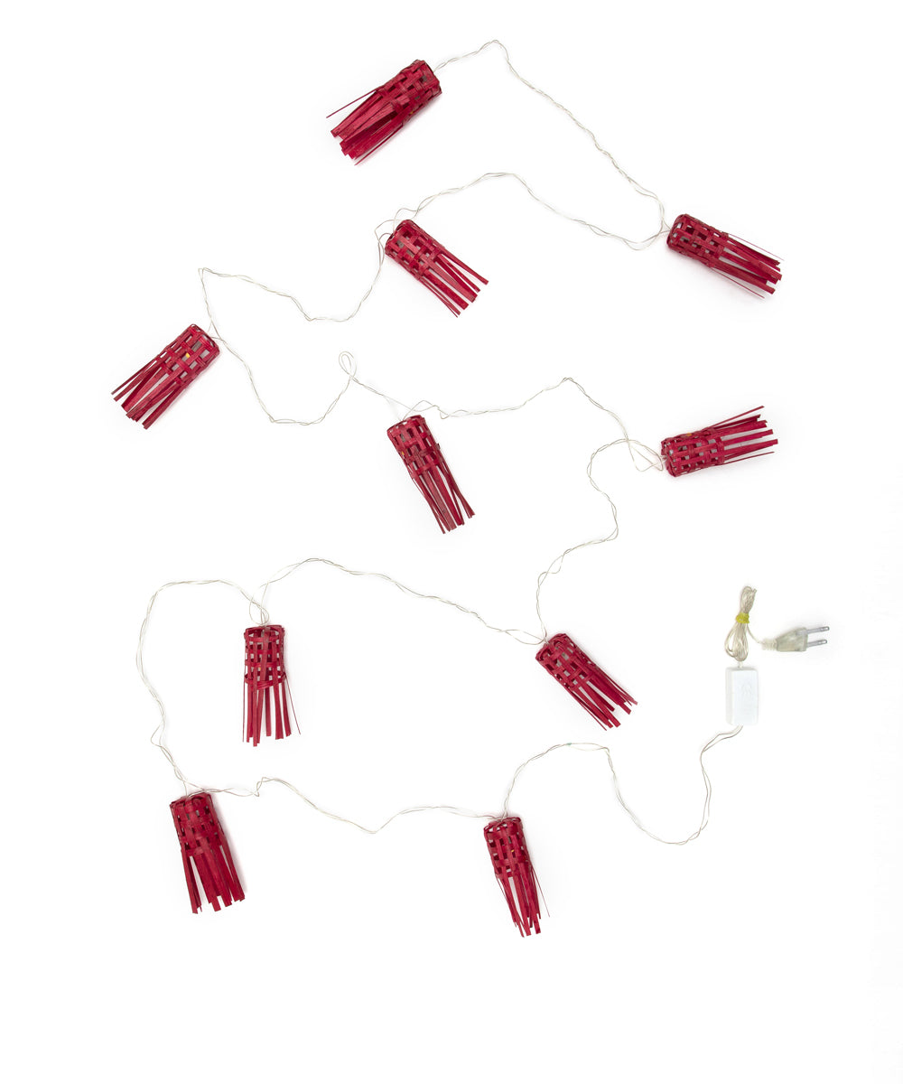 Frill Handcrafted bamboo String Light