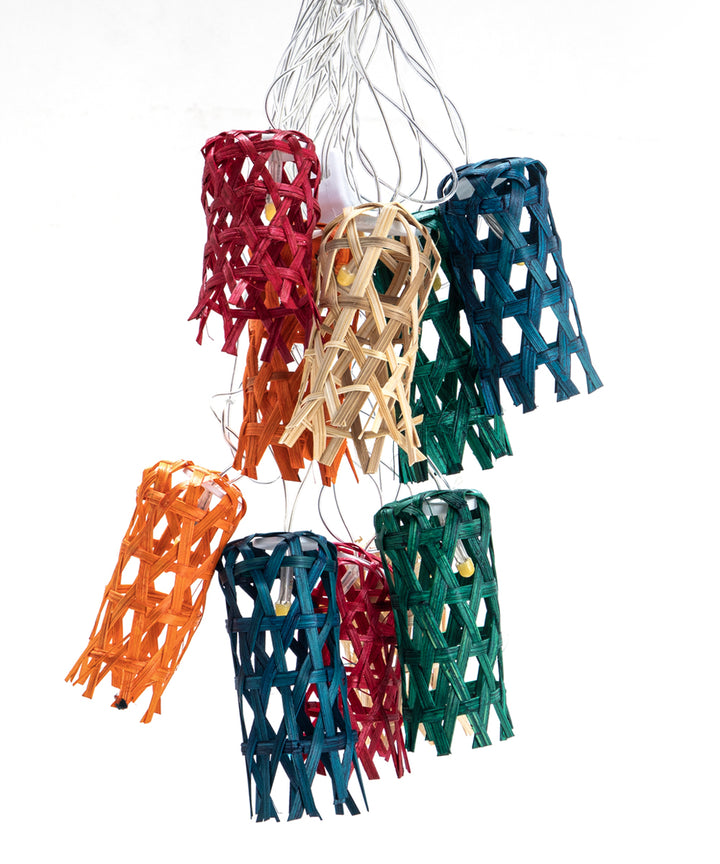 Multicoloured Bell Handcrafted bamboo String Light