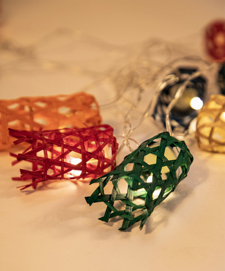 Multicoloured Bell Handcrafted bamboo String Light