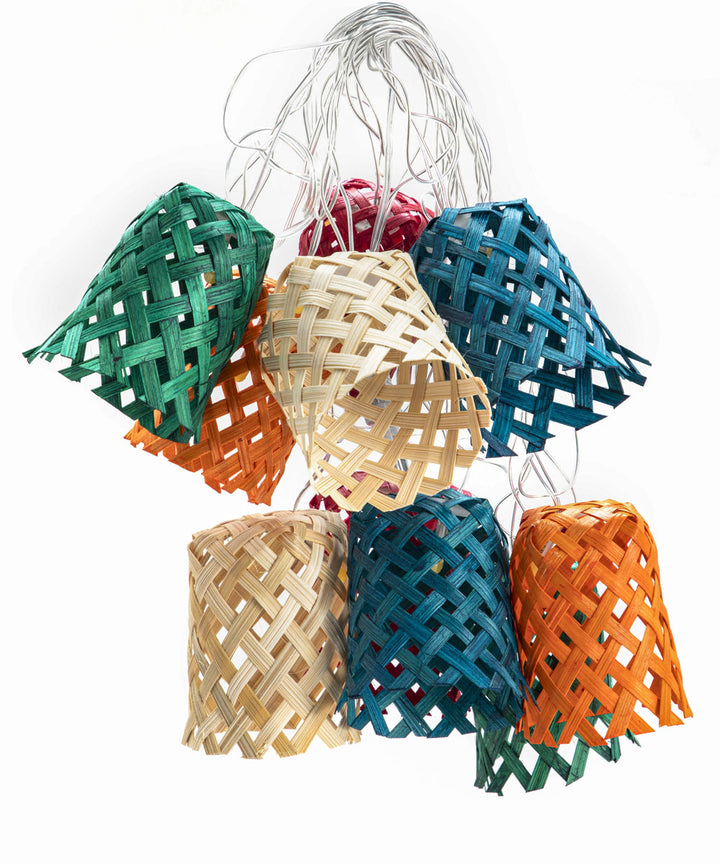 Multicoloured Vine Handcrafted bamboo String Light