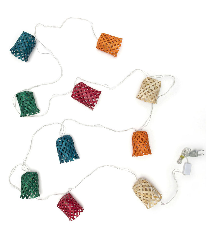 Multicoloured Vine Handcrafted bamboo String Light