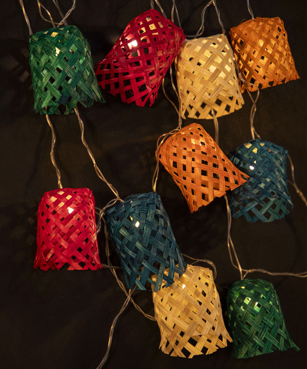Multicoloured Vine Handcrafted bamboo String Light
