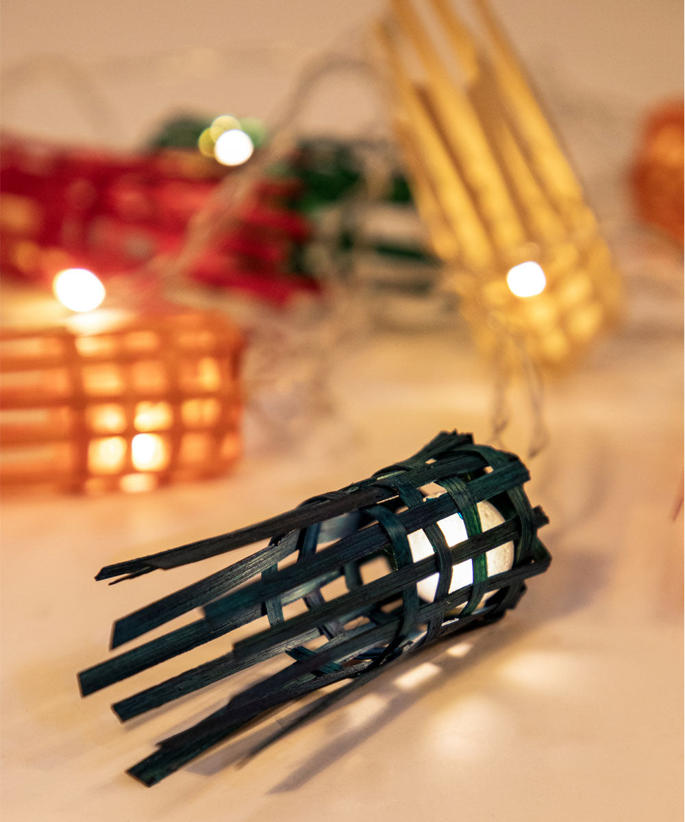 Multicoloured Frill Handcrafted bamboo String Light