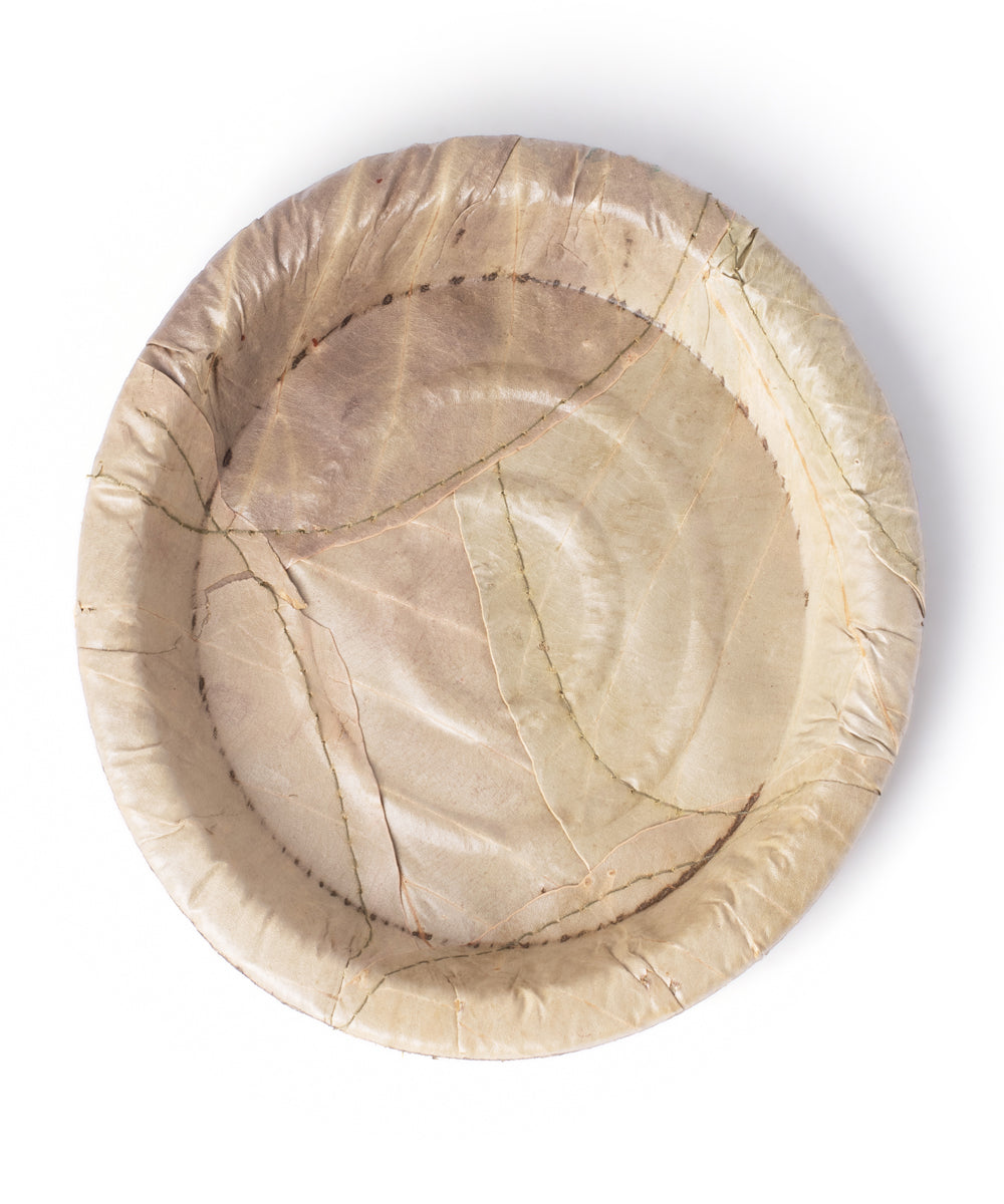 Beige Disposable  Handcrafted plates