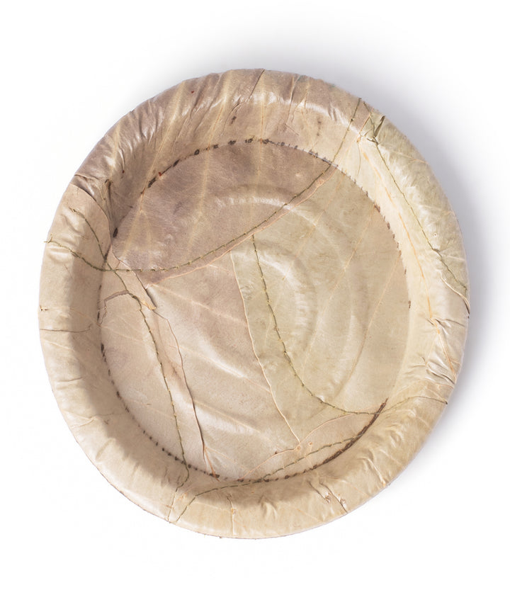 Beige Disposable  Handcrafted plates