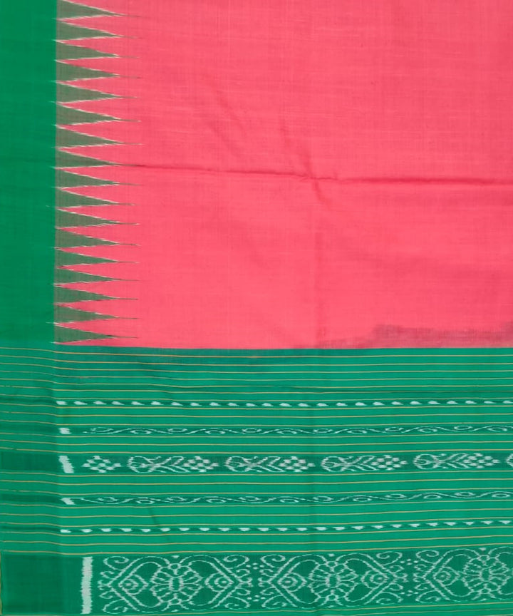 Sky blue pink silk handloom gopalpur saree