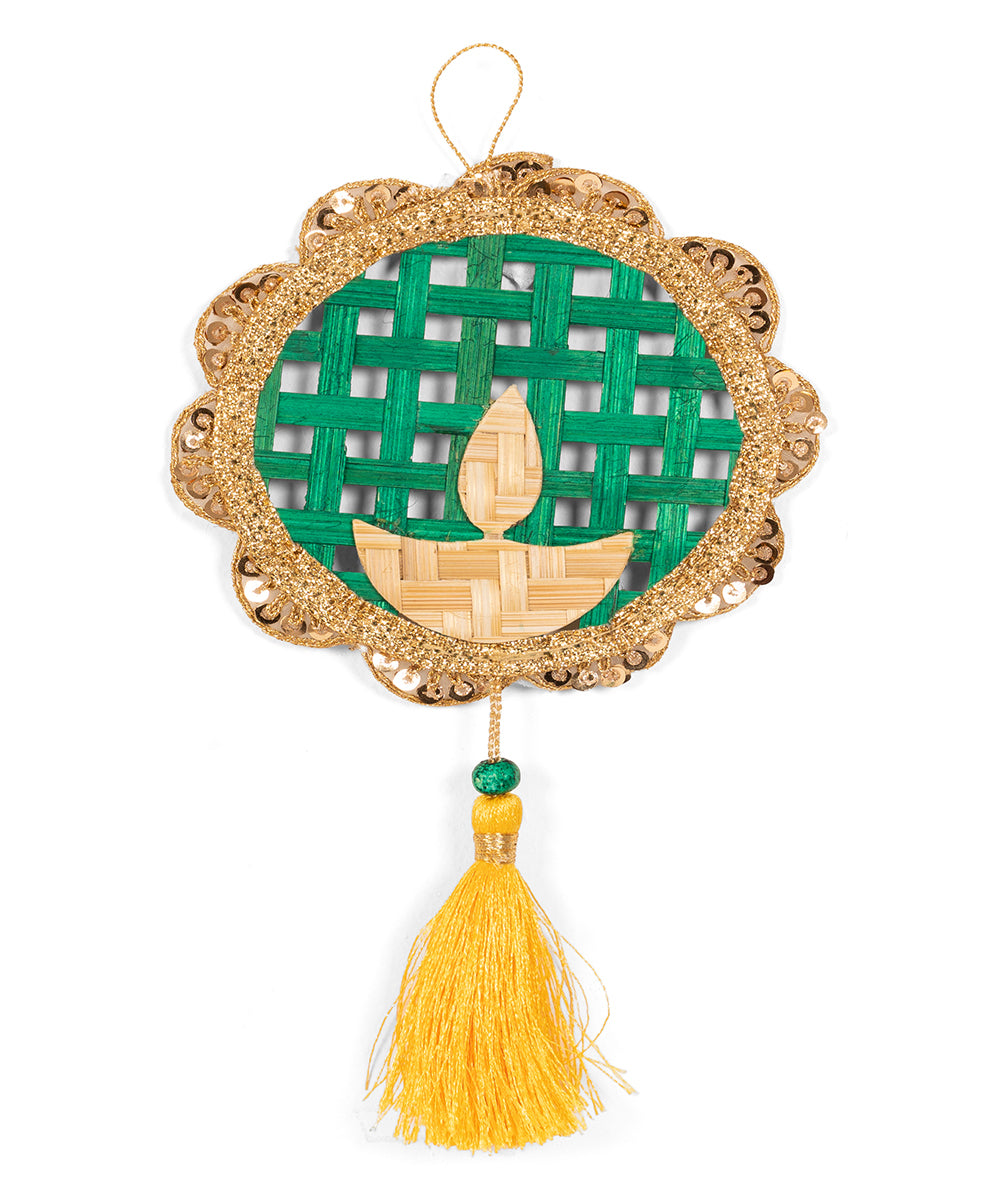 Deepak Handcrafted Bamboo Hanging - Set of 2
