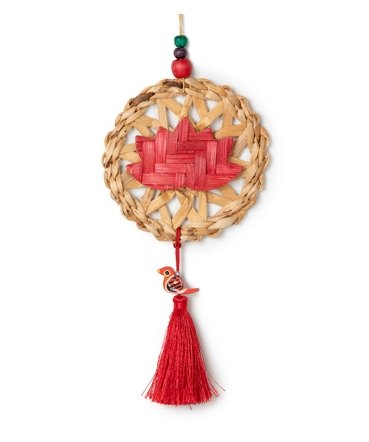 Chakra Lotus Handcrafted Banana Hanging - Set of 2