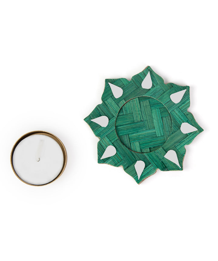 Sitara Handcrafted Bamboo Tea light - Set of 5