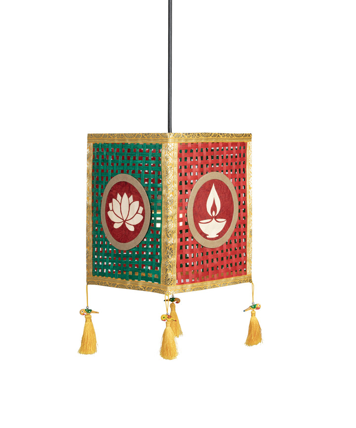 Noor Jaali Handcrafted Bamboo Lantern