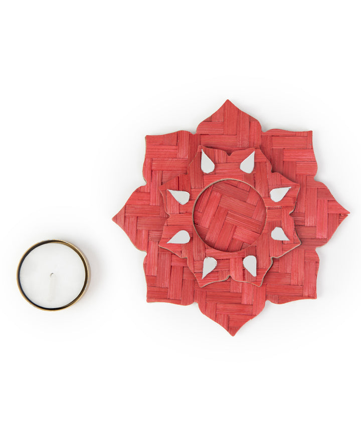 Sitara Handcrafted Bamboo Rangoli Multicolor - Set of 2