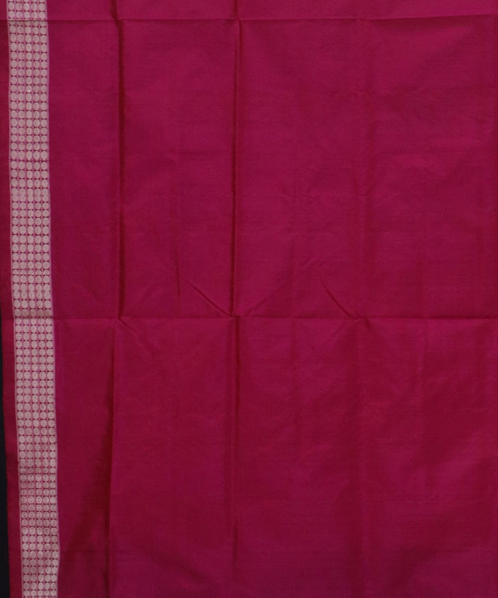 Indian yellow multicolor silk handwoven bomkai saree