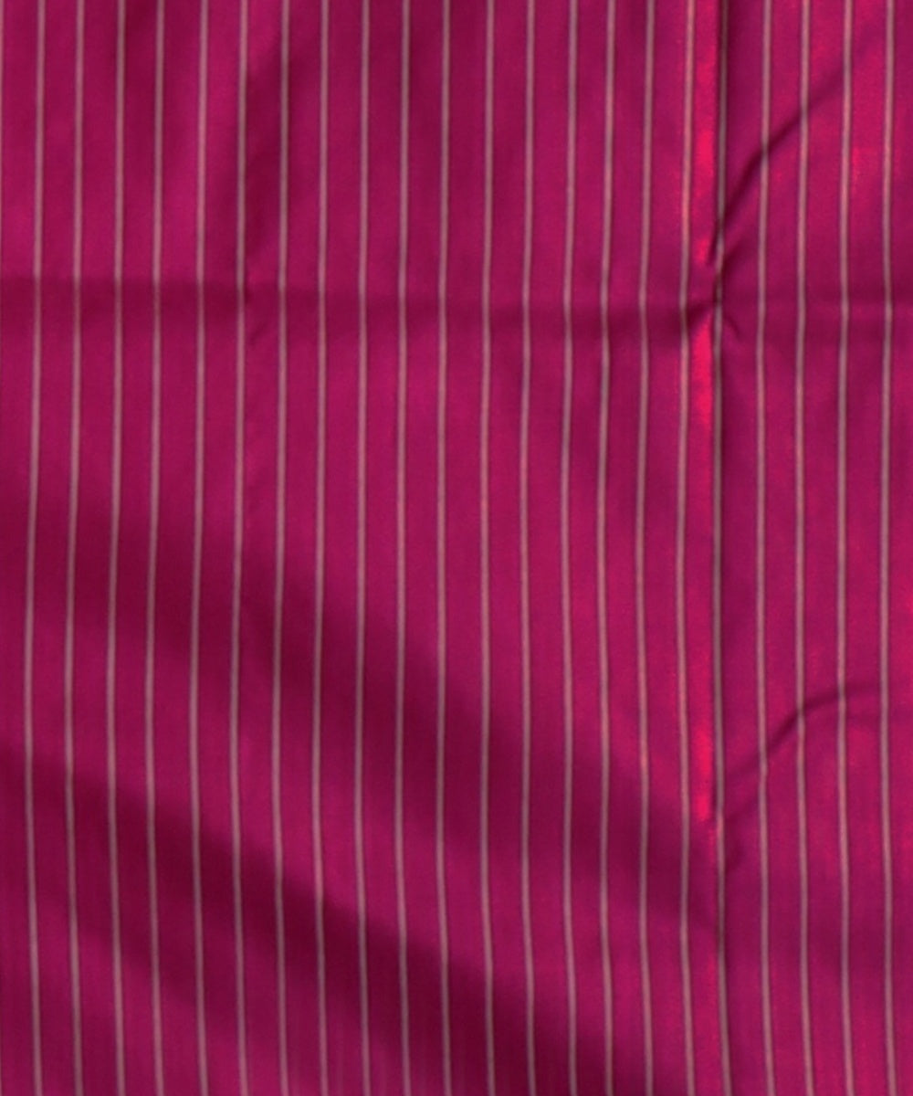 Pink Brilliant Azure Silk Handloom Bomkai Saree