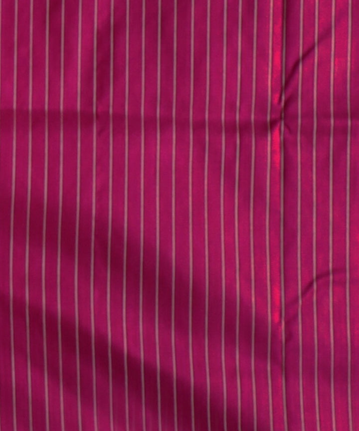 Pink Brilliant Azure Silk Handloom Bomkai Saree