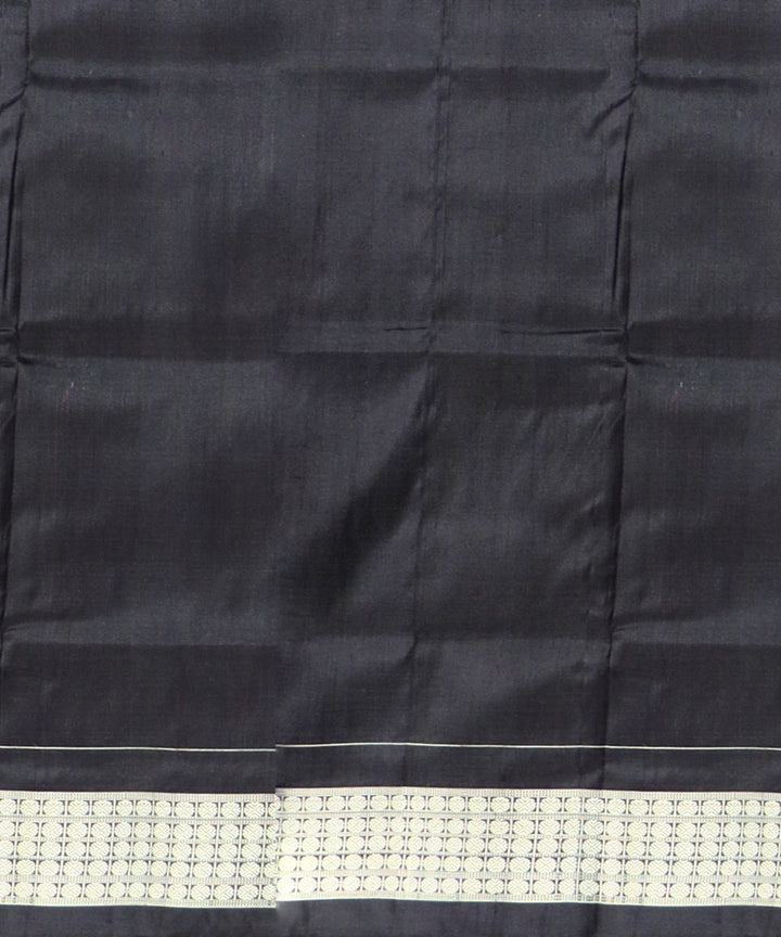 Black Goldenrod Silk Handloom Sambalpuri Saree