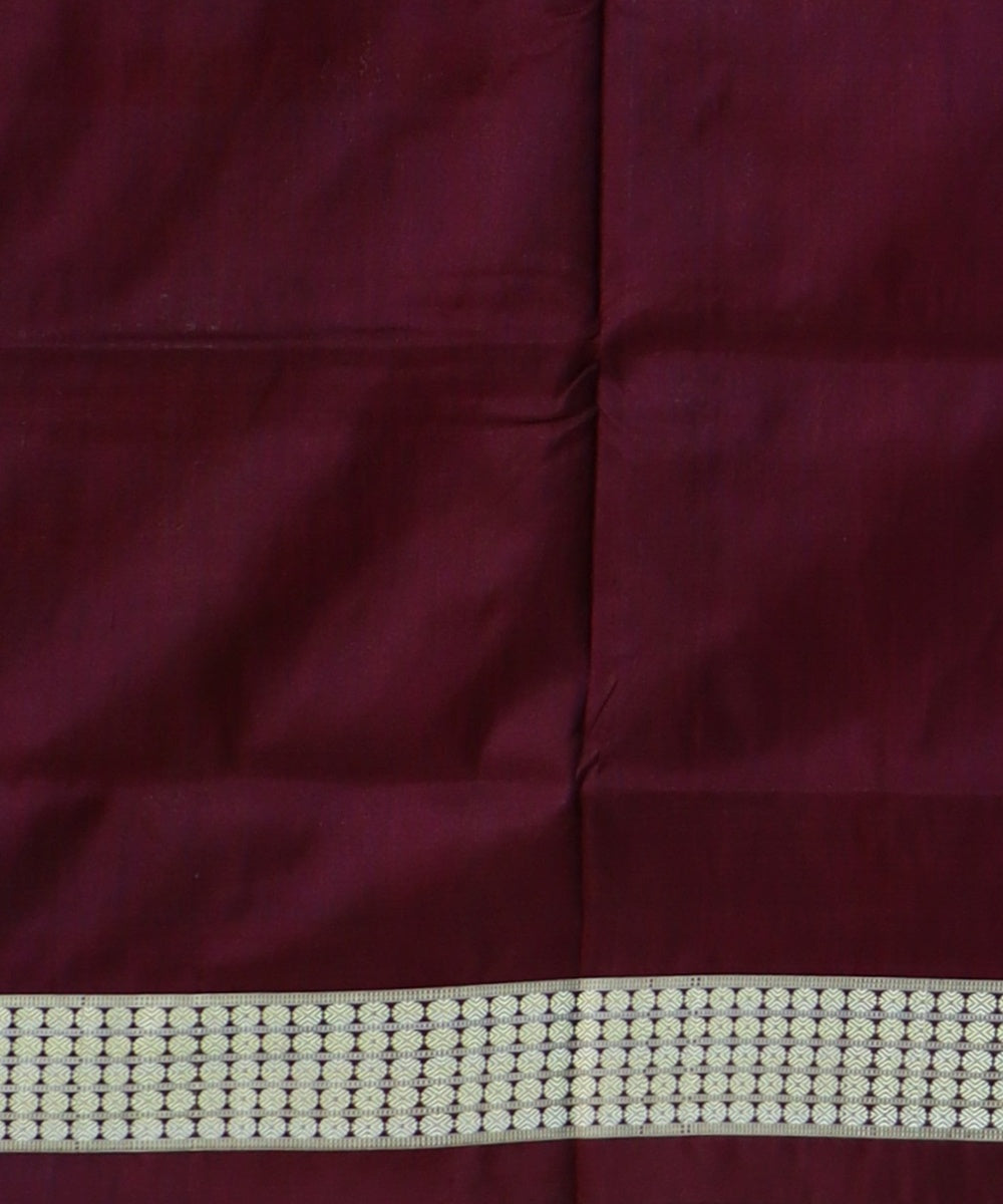 Multicolor Coffee Silk Handloom Bomkai Saree