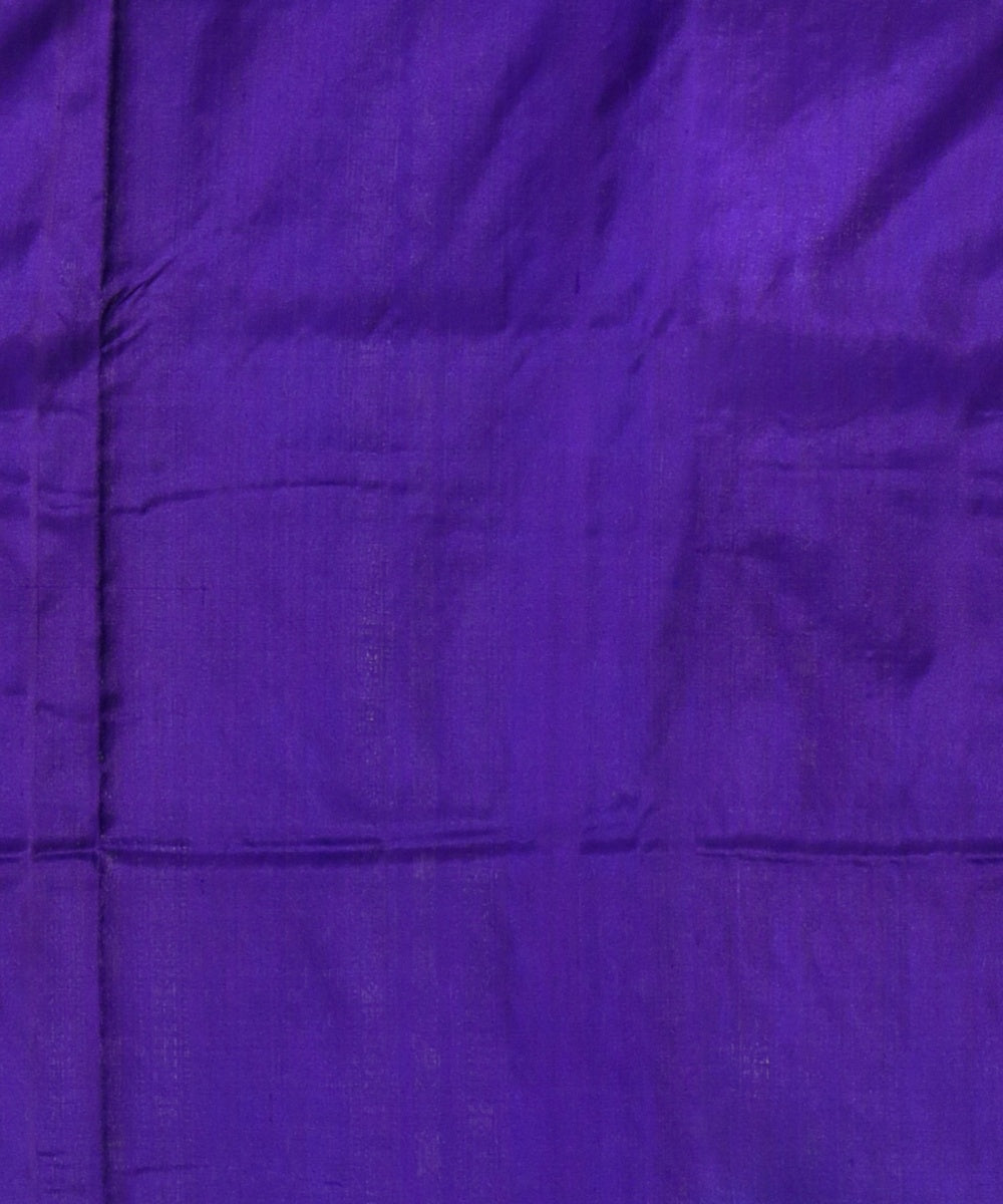 Cyan Blue Dark Blue Silk Handloom Bomkai Saree