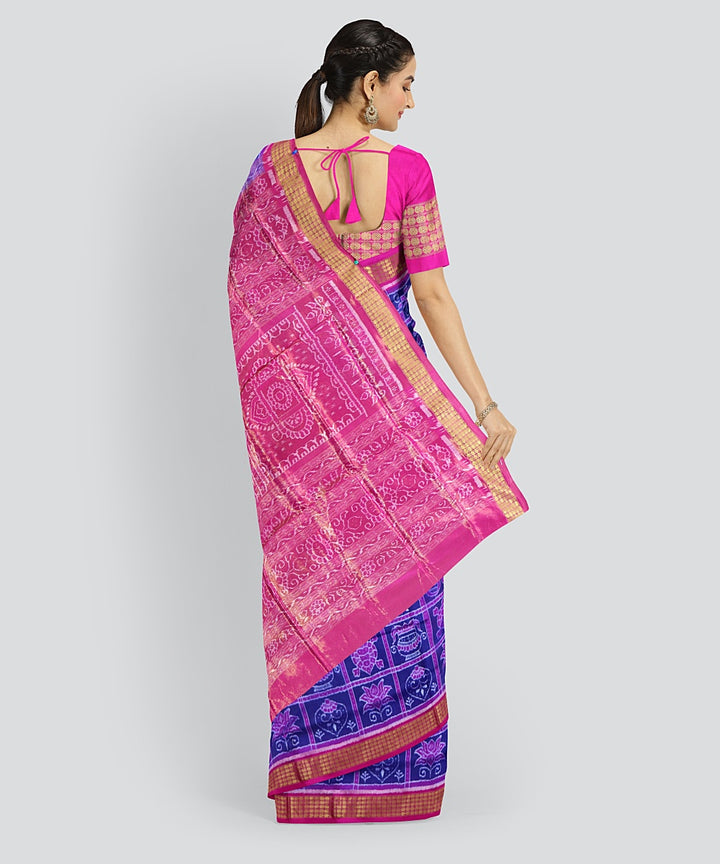 Multicolor Deep Ceris Silk Handloom Half Tissue Saree