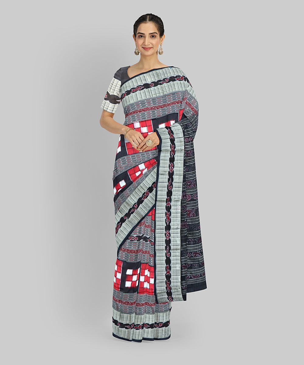 Black Silk Handloom Bichitrapuri Saree