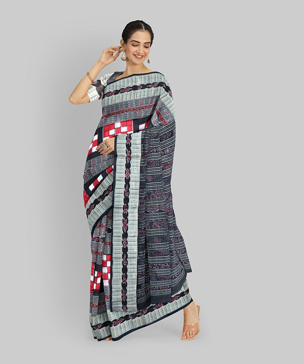 Black Silk Handloom Bichitrapuri Saree