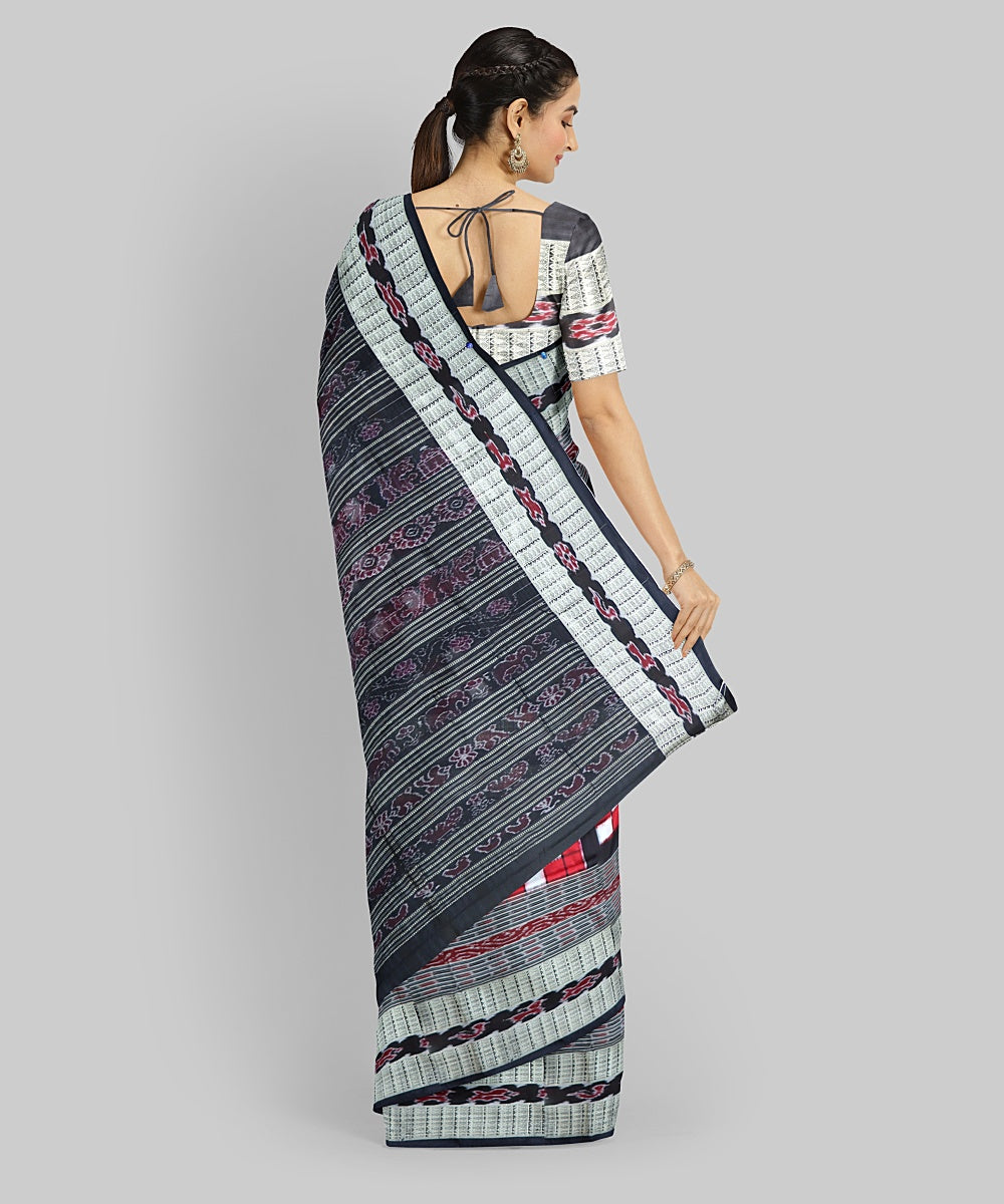 Black Silk Handloom Bichitrapuri Saree
