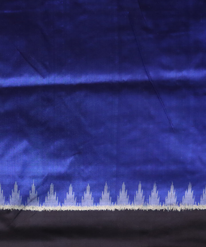 Black black silk handloom sambalpuri saree