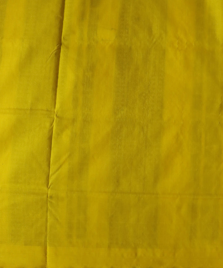 Dark blue daffodil silk handloom bomkai saree